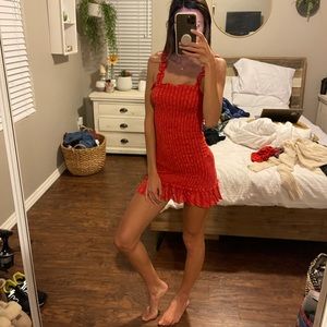 Mini red dress skylar madison
